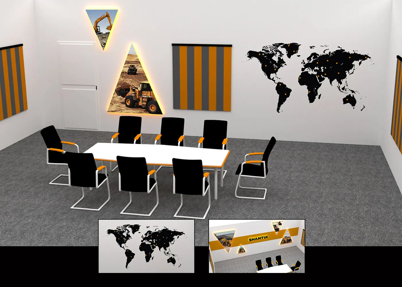 3DP Shantui Office Interior